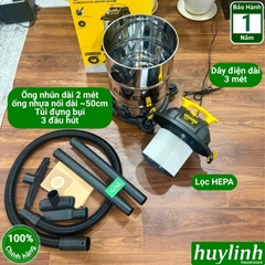 (Mới 2025) Máy hút bụi 3 chức năng Stanley SL19417-8AB - 30 lít - 1200W - Hút bụi khô ướt và thổi bụi