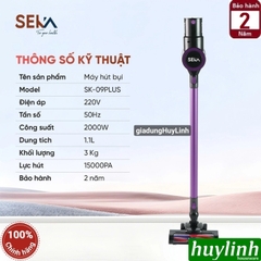 Máy hút bụi cầm tay có dây Seka SK-09 Plus - 2000W - 15000pa