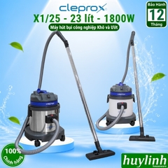 Máy hút bụi công nghiệp khô và ướt CleproX X1/25 - 23 lít