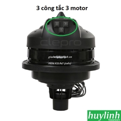 Máy hút bụi công nghiệp Clepro S3/60 - 60 lít - 3 motor