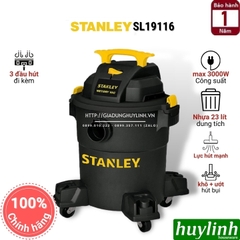 Máy hút bụi khô và ướt Stanley SL19116P - 23 lít