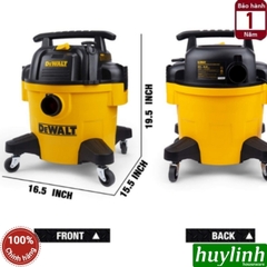 Máy hút bụi 3 chức năng Dewalt DXV23P – 23 lít - Hút bụi khô - Ướt - Thổi bụi