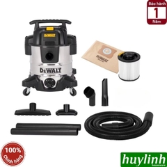 Máy hút bụi 3 chức năng Dewalt DXV30SC – 30 lít - Hút bụi khô - Ướt - Thổi bụi