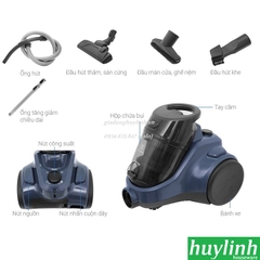 Máy hút bụi không túi Electrolux EC41-2DB - 2000W