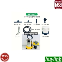 Máy hút bụi công nghiệp khô và ướt Hiclean HC30 - 30 lít