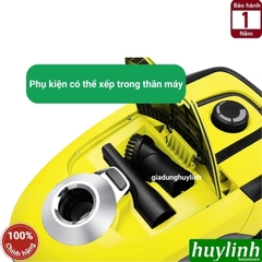 Máy hút bụi Karcher VC2 *KAP - 1100W - 2.8 lít