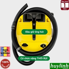 Máy hút bụi khô - ướt và thổi bụi Karcher WD4S (mã 1.628-260.0) - Dung tích 20 lít - Hàng chính hãng