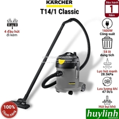 Máy hút bụi khô công nghiệp Karcher T14/1 Classic - Dung tích 14 lít - 1600W