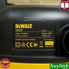 Máy hút bụi 3 chức năng Dewalt DXV23P – 23 lít - Hút bụi khô - Ướt - Thổi bụi