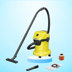 Máy hút bụi khô và ướt Karcher WD3 V - Có thổi bụi - Dung tích 17 lít - Made in Romania - 1.628-127.0