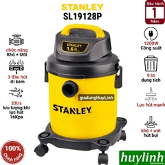 Máy hút bụi khô và ướt Stanley SL19128P - 9 lít - 1200W (1.6HP)