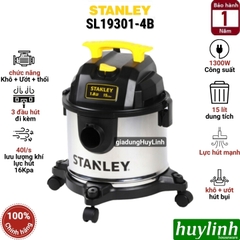 Máy hút bụi khô - ướt - thổi Stanley SL19301-4B - 1350W - 15 lít