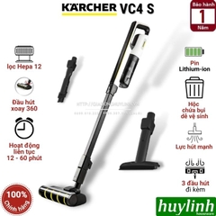 Máy hút bụi không dây dùng pin Karcher VC4 S Cordless - 2 trong 1