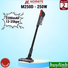 Máy hút bụi không dây dùng pin Homate M250D - 250W - pin 2200mAh