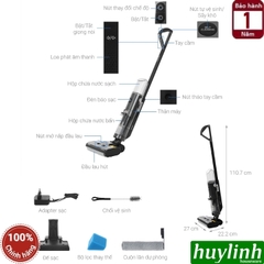 Máy hút bụi lau sàn khô và ướt Comfee CXC05APGY - pin 2600mAh - công suất 200W