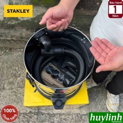 Máy hút bụi 3 chức năng Stanley SL19305-5B - Thùng inox 19 lít - 1350W - hút khô - ướt - thổi bụi