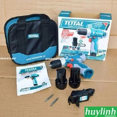 Máy khoan búa dùng pin Total TIDLI228120 - 2 pin Li-on 12V