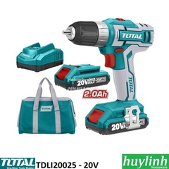 Máy khoan vặn vít dùng pin Total TDLI20025 - 1 pin 20V