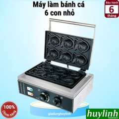 Máy làm bánh cá 6 con nhỏ