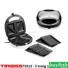 Thanh lý Máy nướng bánh sandwich, hotdog, waffle Tiross TS513 - gãy chốt gài