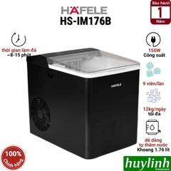 Máy làm đá viên gia đình Hafele HS-IM176B - 9 viên/lần - 12kg/ngày