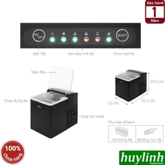 Máy làm đá viên gia đình Hafele HS-IM176B - 9 viên/lần - 12kg/ngày