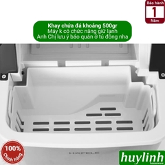Máy làm đá viên gia đình Hafele HS-IM120X - 9 viên/lần - 12kg/ngày