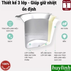 Máy làm kem gia đình trực tiếp Tiross TS9091 - Dung tích 1 lít