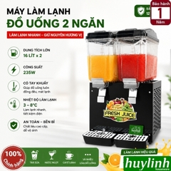 Máy làm lạnh đồ uống - nước trái cây 2 ngăn 16 lít: mã CB-32L