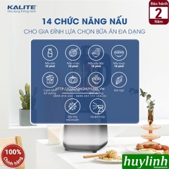 Máy xay nấu sữa hạt Kalite KL-990P - 1.75 lít - 2700W - 14 chức năng [Nâng cấp KL950]