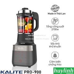 Máy Làm Sữa Hạt Đa Năng Kalite PRO-900 - 1.75 Lít - 2700W - Made In Thái Lan