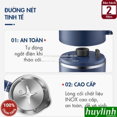 Máy xay nấu sữa hạt mini Dingo DCB600 - 600ml - Đa chức năng [Miễn SHIP Toàn Quốc]