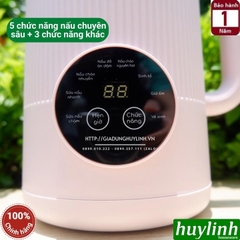 Máy làm sữa hạt mini SEKA SK320 - 1.2 lít - 800W - 5 chức năng- Hồng