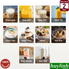 Máy xay nấu sữa hạt mini Olivo CB1200 - Dung tích 1200ml - 10 Chức năng