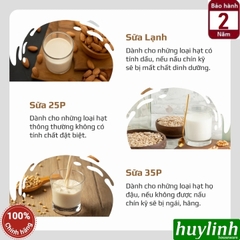 Máy xay nấu sữa hạt mini Olivo CB1200 - Dung tích 1200ml - 10 Chức năng