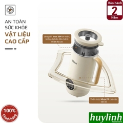 Máy xay nấu sữa hạt mini Olivo CB1200 - Dung tích 1200ml - 10 Chức năng