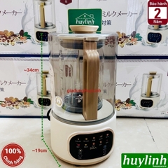 Máy làm sữa hạt Seka E500 - Có chống ồn - 1.5 lít - Tiếng Việt - 9 Chức năng