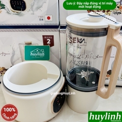 Máy làm sữa hạt Seka E500 - Có chống ồn - 1.5 lít - Tiếng Việt - 9 Chức năng