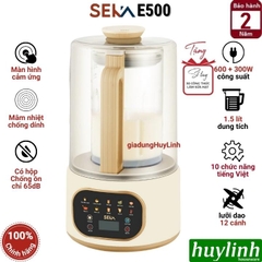 Máy làm sữa hạt Seka E500 - Có chống ồn - 1.5 lít - Tiếng Việt - 9 Chức năng