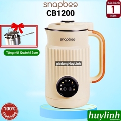 Máy làm sữa hạt mini Snapbee CB1200 - 9 menu - 1.2 lít