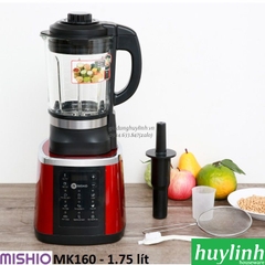 Máy Làm Sữa Hạt, Sữa Đậu Nành Đa Năng Mishio MK160 - 1.75 Lít