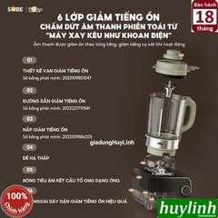 Máy làm sữa hạt đa năng Bear SB-SH17V - 1.75 lít - Tiếng Việt
