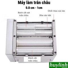 Máy làm trân châu bán tự động ST106 - Đường kính 0.8cm - 1cm