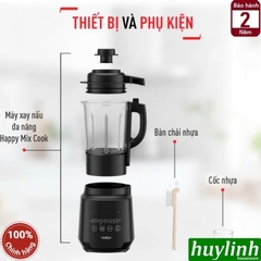 Máy xay nấu sữa hạt Tefal Happy Cook Mix BL511868 - 1.75 lít - 10 Menu cài sẵn