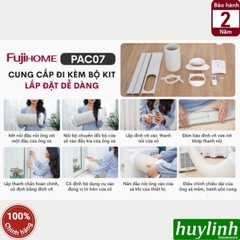 Máy lạnh - điều hoà di động mini Fujihome PAC07 - 7000BTU [10-15m2]