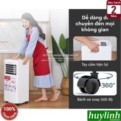 Máy lạnh - điều hoà di động mini Fujihome PAC07 - 7000BTU [10-15m2]