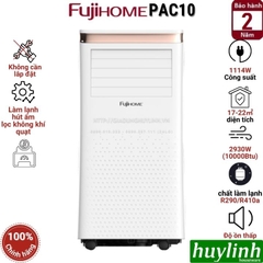 Máy lạnh - điều hoà di động mini Fujihome PAC10 - 10000 BTU [17-22m2] - 4 trong 1