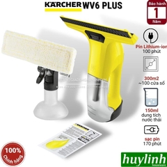 Máy lau kính dùng pin Karcher WV6 Plus - Made in Italy