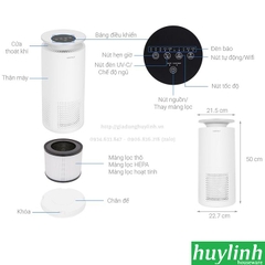 Máy lọc không khí Hafele CF-8126S - 537.82.720 - Wifi [30 - 35m2]