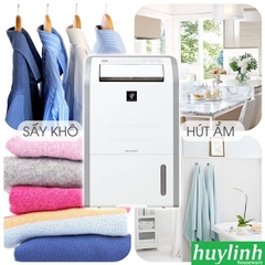 Máy lọc không khí và hút ẩm Sharp DW-D20A-W - [50m2]